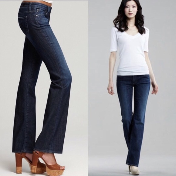 Ag Adriano Goldschmied Denim - AG Jessie Curvy Boot Cut Jeans Dark Wash Sz 28